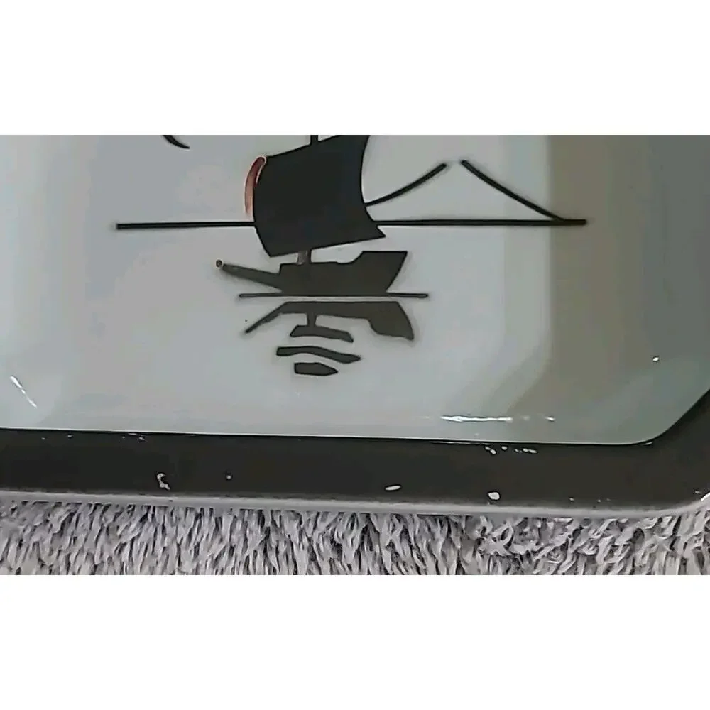 Vintage Klafrestrom Iron Made In‎ Sweden Brown & White Enameled Cast Iron Dish